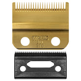 Hoja Wahl Professional con dientes escalonados en dorado, ideal para transición suave.