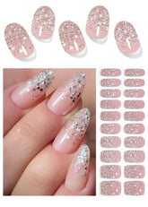 Wahrshei cintas gel semicurado para uñas, conjunto de 20 piezas, fácil de aplicar