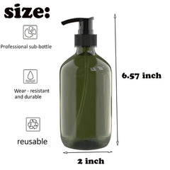 WANBAO botella-pompa 10oz multicolor tapa, permite dosificar fácilmente
