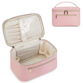 Bolso de maquillaje Wandering Nature en rosa para viajes y organización.