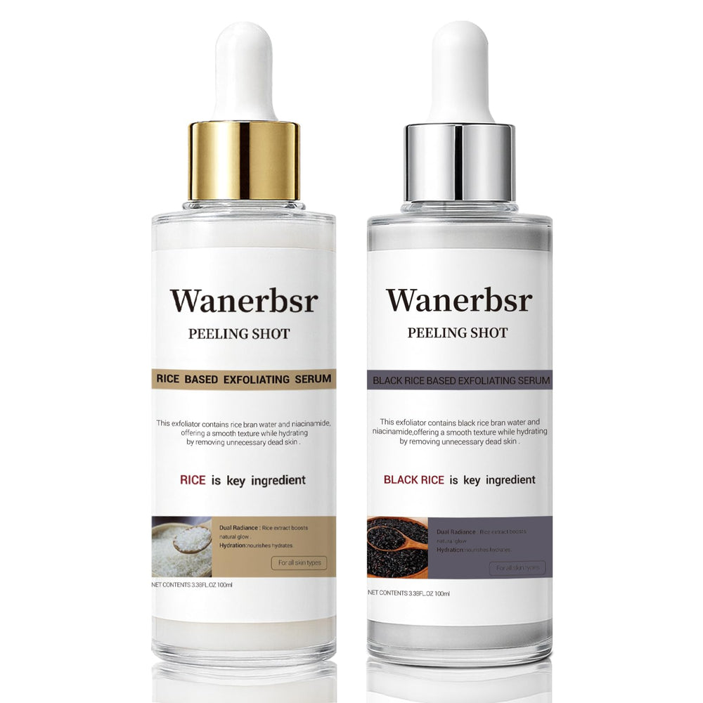 wanerbsr peel shot exfoliante arroz blanco botella: exfoliación suave y hidratación.