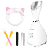 Wanlab vaporizador facial portátil en mano para uso diario.