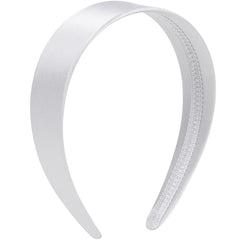 WantGor diadema seda blanca para cosplay con brillo suave.