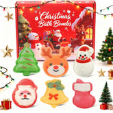 WARMLIFE bombas de baño con campanas navideñas, experiencia festiva y burbujeante en la bañera.