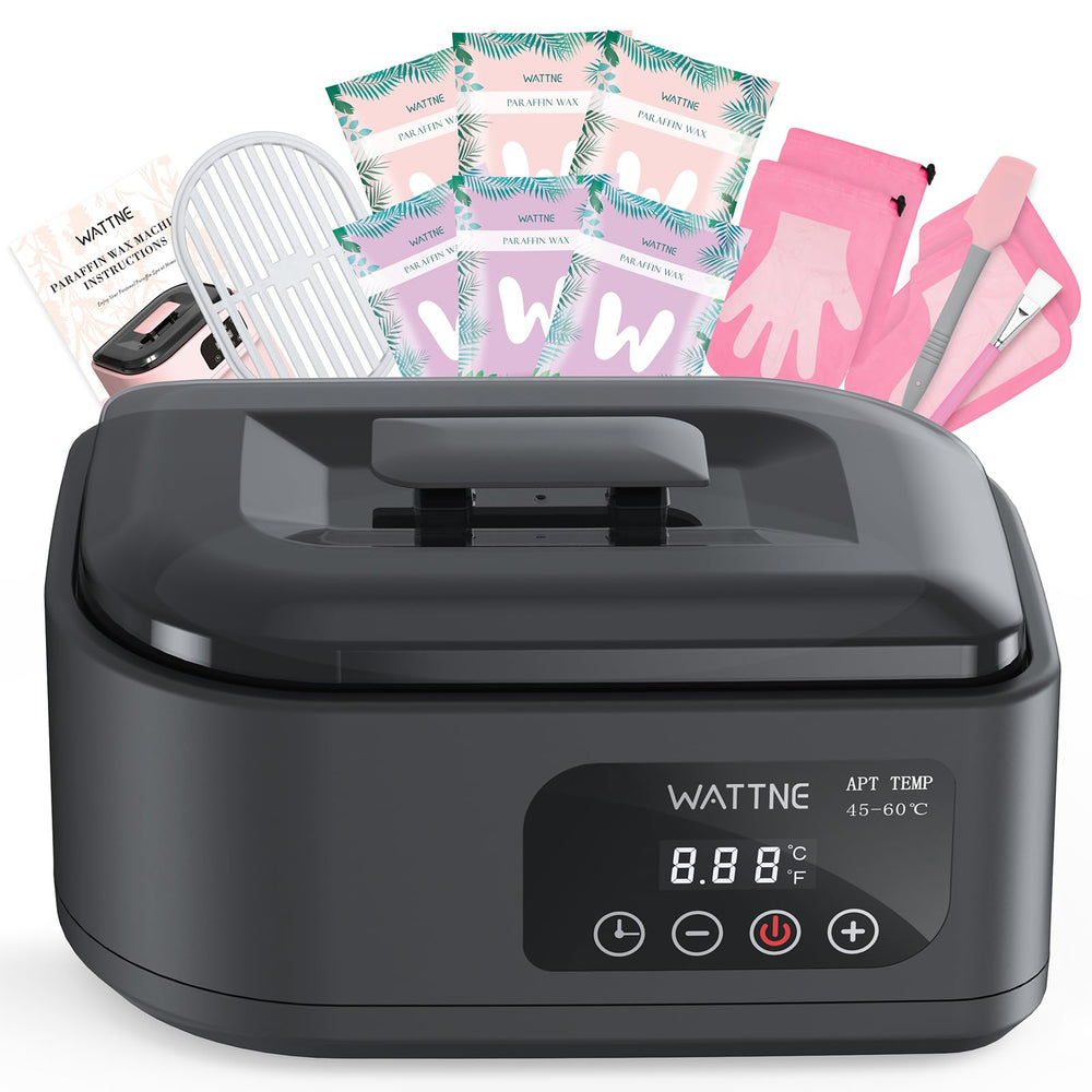 Wattne parafina para manos y pies, capacidad amplia para sesiones de spa en casa.