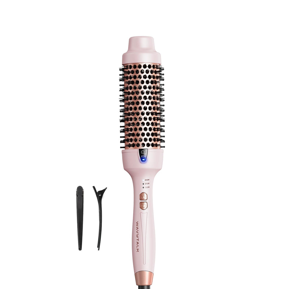 Wavytalk cepillo termico 1,7 para volumen duradero y acabado suave.