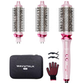 Wavytalk Heatwave Pro con barra 1,25 pulgadas, peinado rápido y suave con brillo.