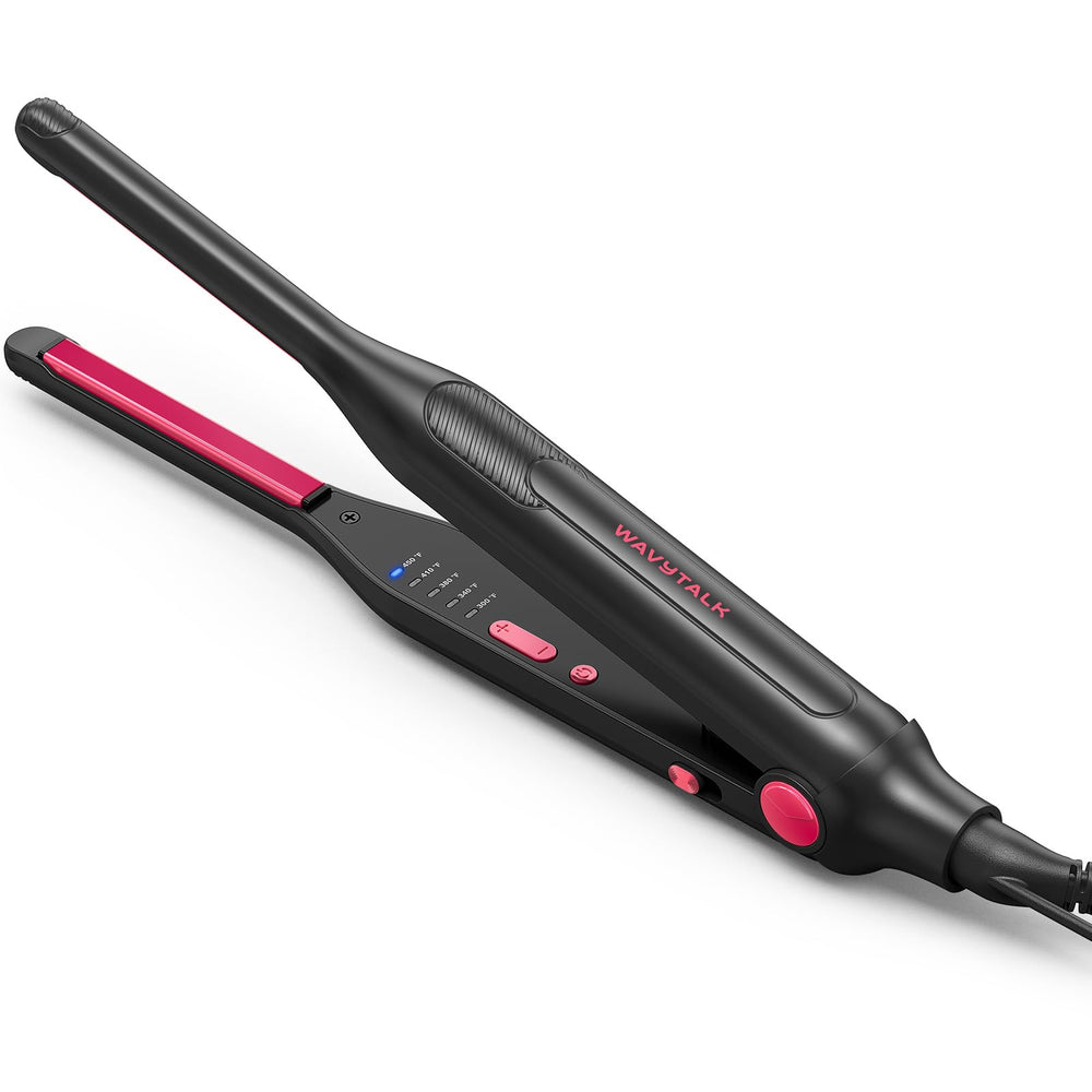 Wavytalk Plancha Lapiz para cabello corto, acabado liso y definido