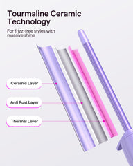 Wavytalk rizador con apagado automático a 60 minutos para seguridad.