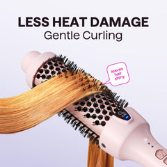 Tres configuraciones de temperatura para distintos tipos de cabello.