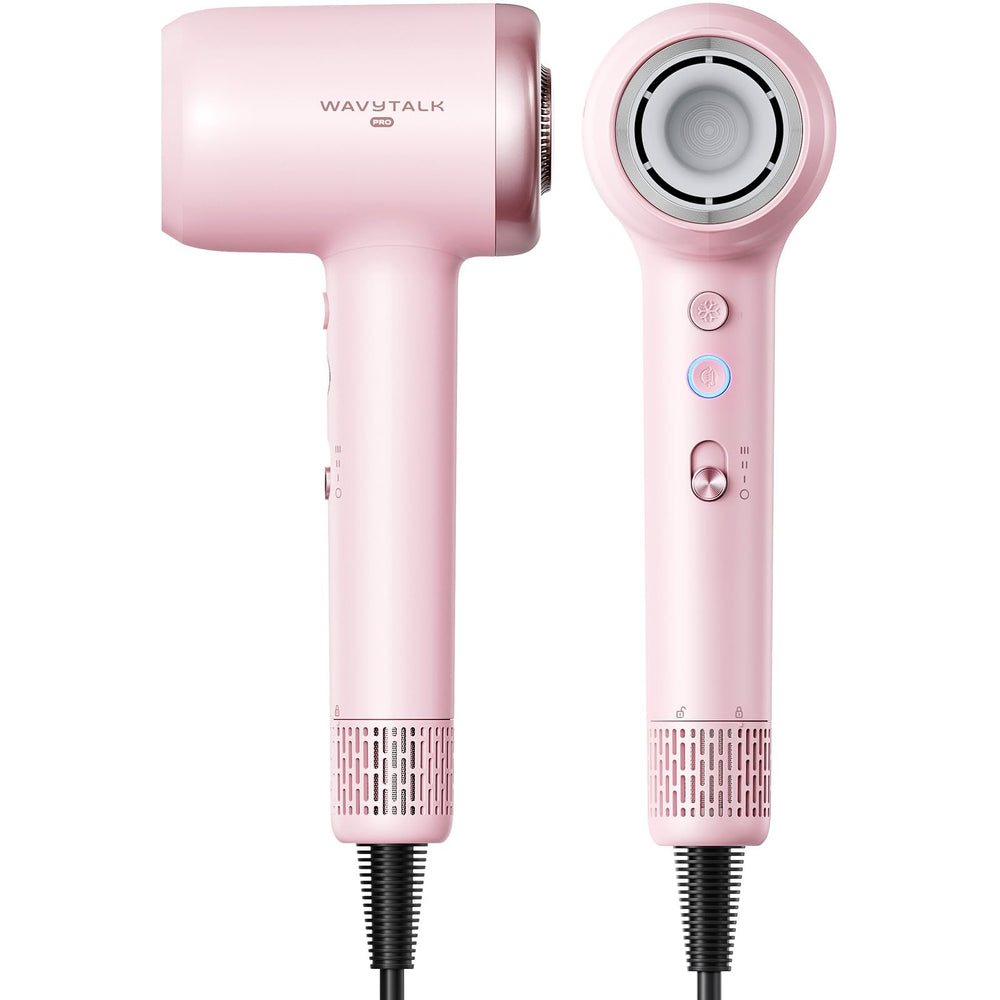 Wavytalk Turblow Pro secador rosa para secado rápido y suave