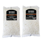 Waxness Spa Choice cera dura sin resina de coco, textura cremosa para depilación multidireccional