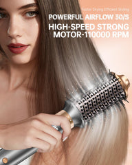 webeauty cepillo oval 60mm para volumen natural en cabello
