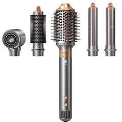 webeauty cepillo secador 5 en 1 profesional mostrando ajuste y accesorios para peinado