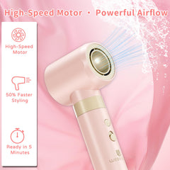 WeBeauty tecnología ionica ceramica: reduce frizz y aporta brillo suave.