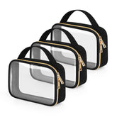 Wedama bolsa de aseo transparente con asa, ideal para pasar seguridad.