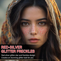 WEEMAY pecas brillantes de dos tonos, diseño natural para rostro