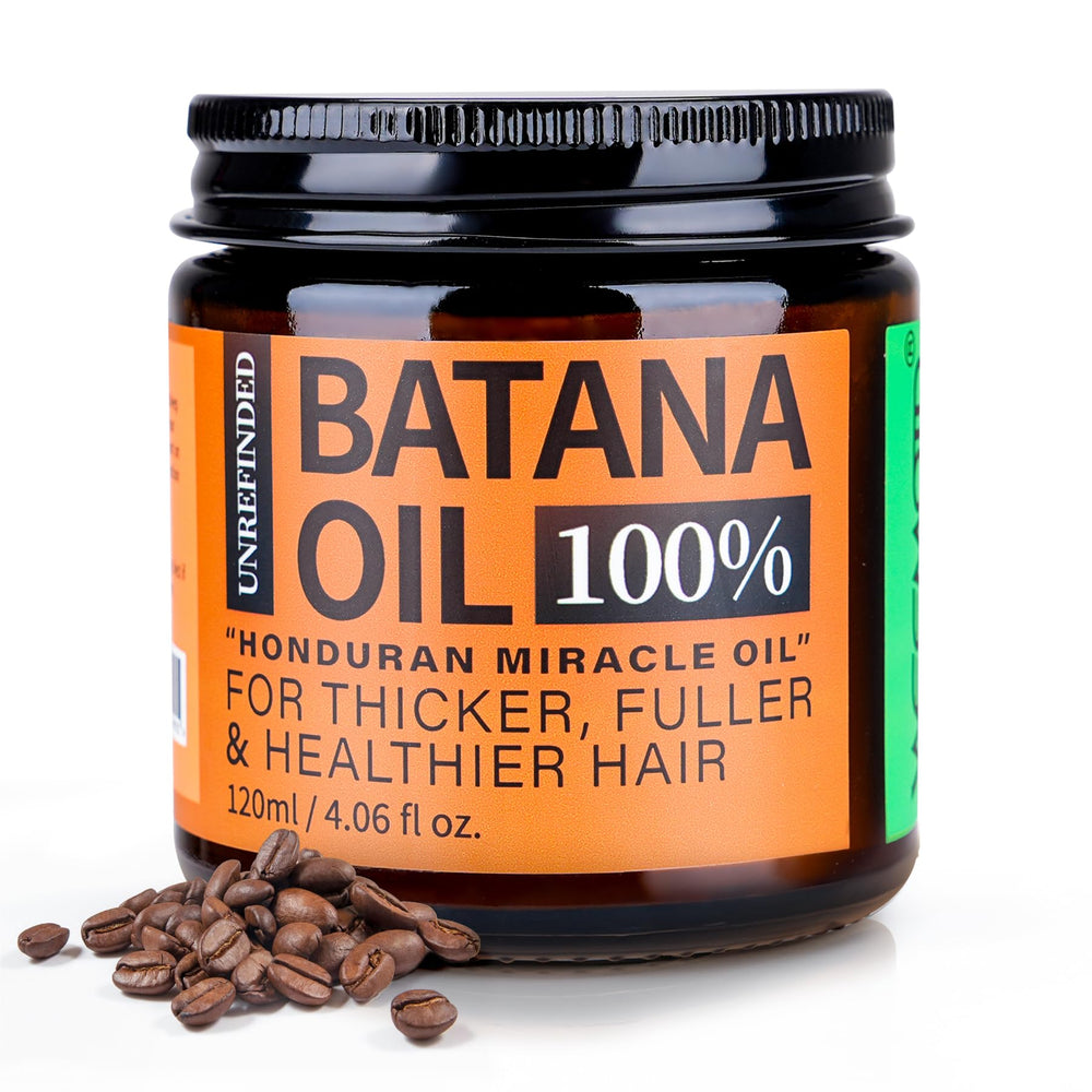 WEEMOTD Batana Oil crudo de Honduras vertido para nutrir el cuero cabelludo y brillo natural.