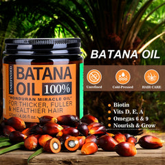 WEEMOTD Batana Oil mejora la textura para cabello suave y brillante.