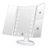 WEILY miroir-maquillage 21-lumières LED pour un éclairage précis.