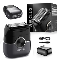 Welclux afeitadora eléctrica con 4 cabezas flotantes para un afeitado cómodo
