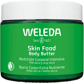 Weleda Skin Food Intensive Butter, textura suave para hidratación duradera de la piel.