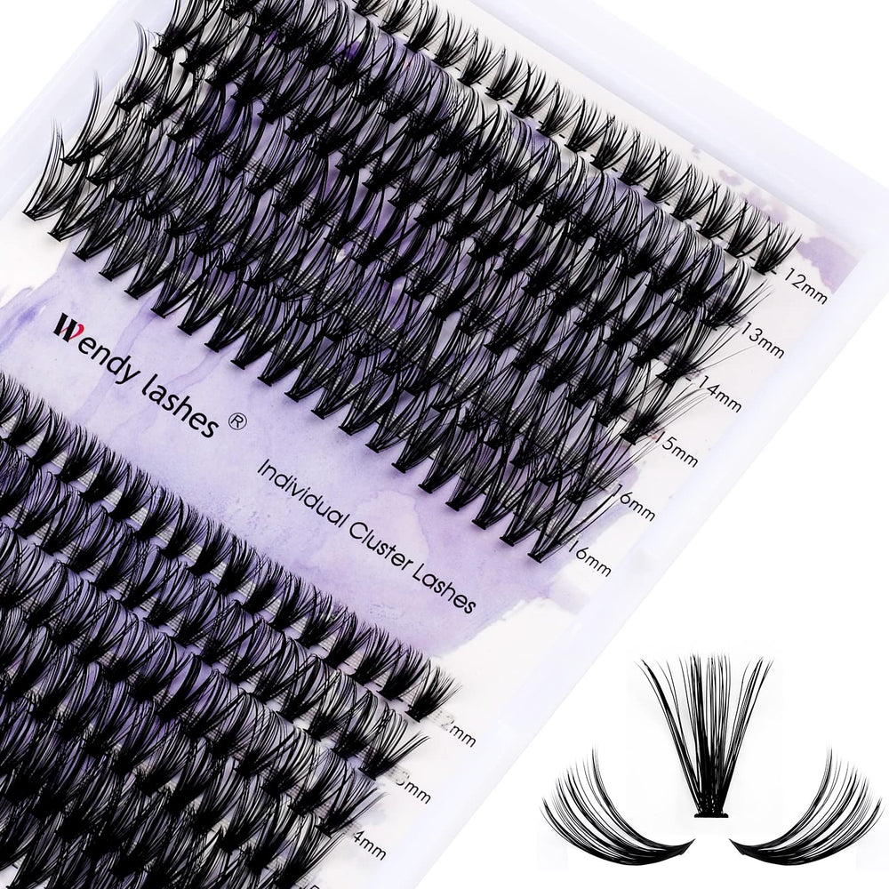 Wendy Lashes clúster: caja de 240 piezas para crear looks personalizados en casa.