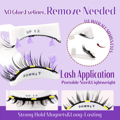 Wendy Lashes fibras sintéticas suaves para un acabado ligero.