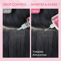 Wennalife residuo limpio tras retirar adhesivo de extensiones con cinta
