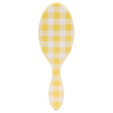 Wet Brush Original Detangler frente dorado-gingham: desenreda con suavidad en cabello húmedo o seco.