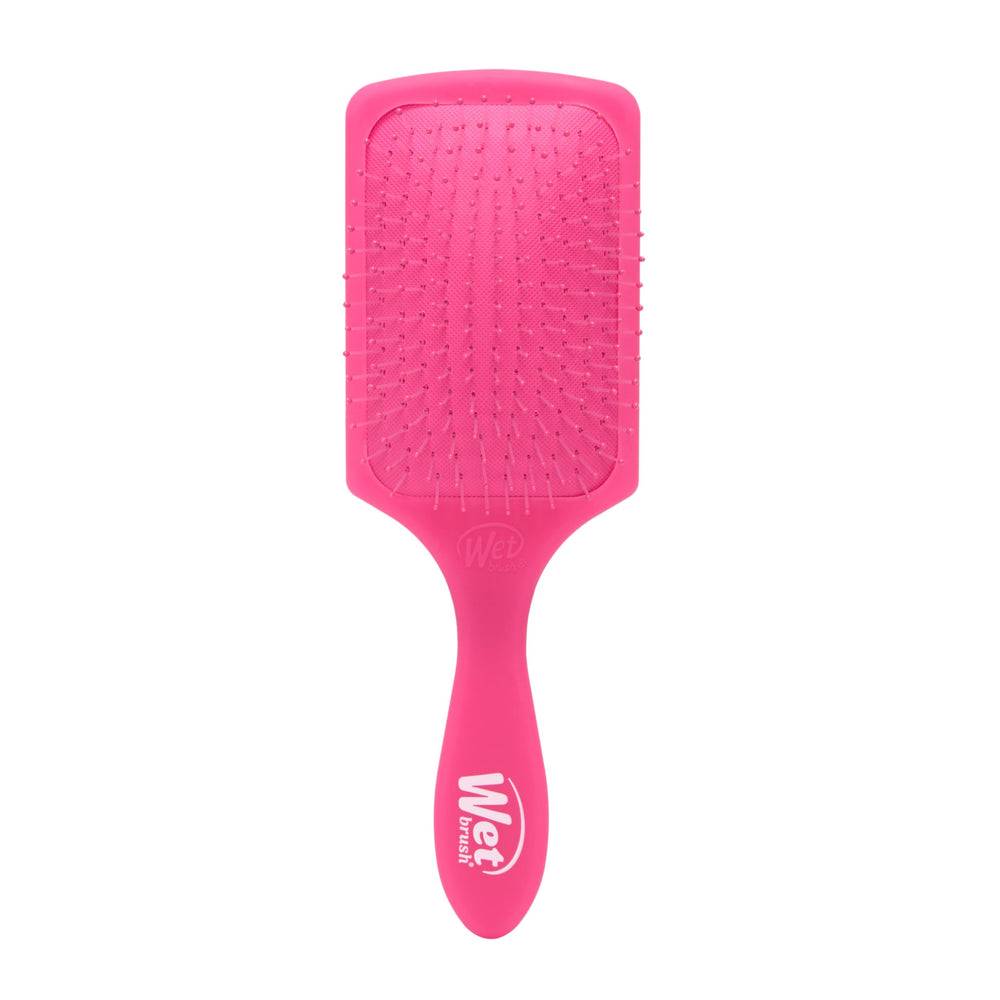 Wet Brush Paddle Detangler rosa frio desenreda suavemente cabello húmedo