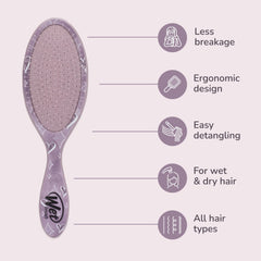 Wet Brush para todo tipo de pelo sirve para pelo lacio y rizado.