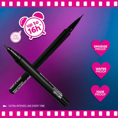 wet n wild Mega Last Breakup Proof color negro intenso realza look