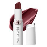 wet n wild Mega Last Brillo Alto Labial Rubíes Lluviosos, tubo con brillo nutritivo.