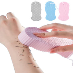 Esponja exfoliante WFWJ azul para una limpieza suave y profunda.