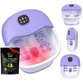 WHALSTAR collapsible foot spa in action delivering heated massage