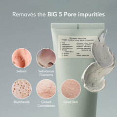 Whipped Semo Charcoal Clay Face Wash creamy texture close-up showing smooth finish