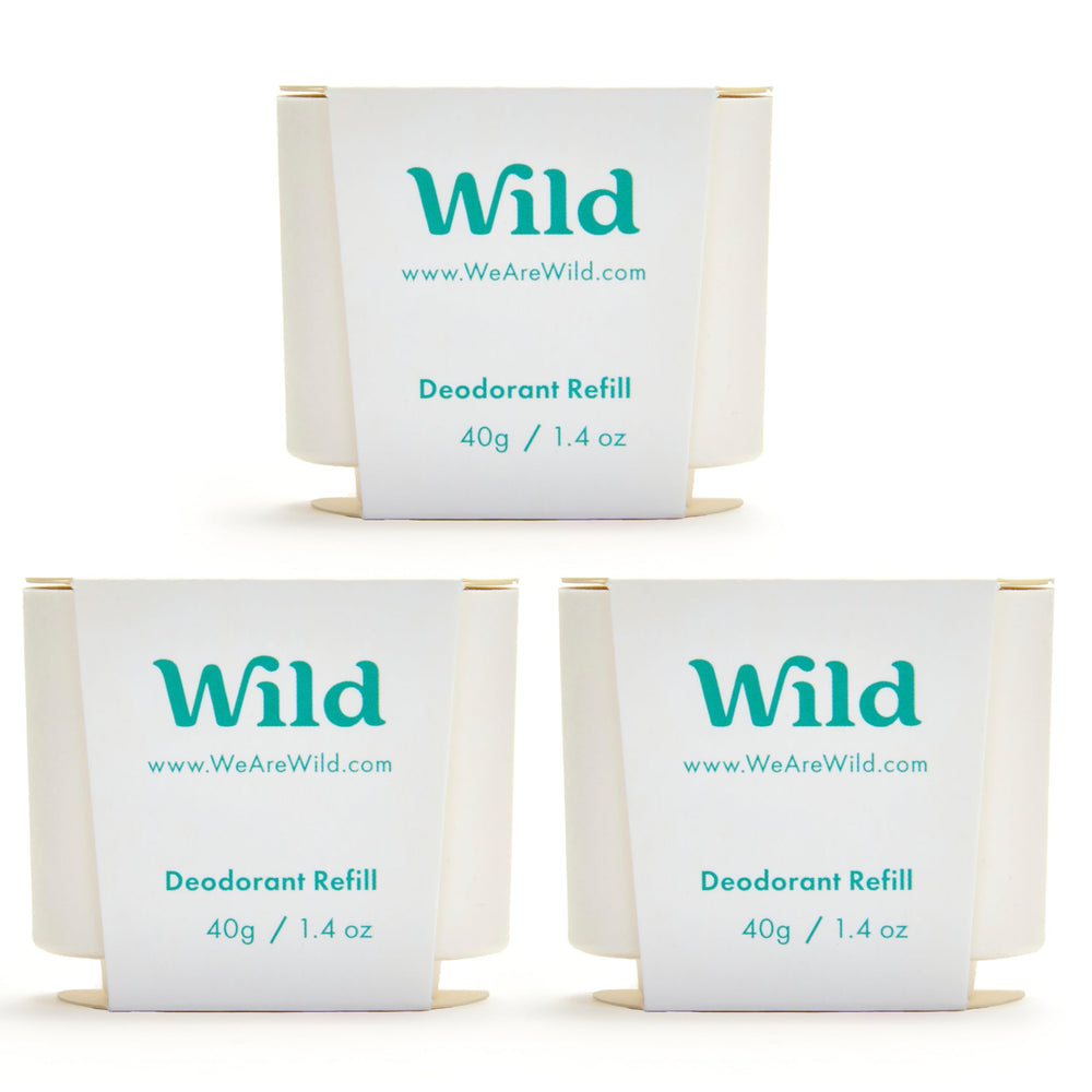 Wild déodorant réutilisable – parfum Coton frais et Sel de mer, longue tenue.