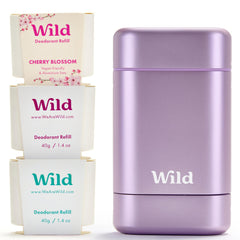 Etui violet Wild avec recharge: solution durable et pratique.