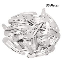 Willbond clip cabello antideslizante en plata para uso diario.
