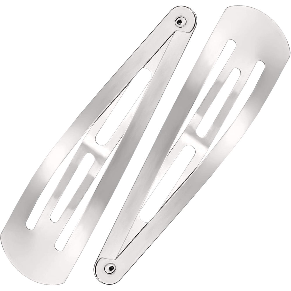 Willbond clip cabello metálico grande de 3,1 pulgadas para fijar peinados con seguridad.