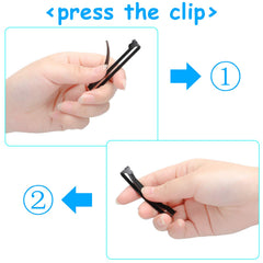 WillBond clip antideslizante plateado para estilos diarios sin deslizamiento
