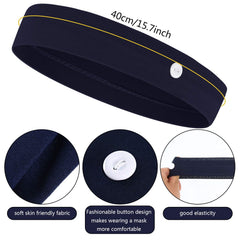 WILLBOND diadema suave y antideslizante ideal para yoga y entrenamiento.
