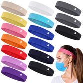 WILLBOND diadema con botones elástica para sujetar el cabello con comodidad.