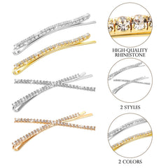 WILLBOND pinza brillo diamante soleado, resalta el peinado con luz natural.