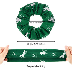 Patrones de caballo en scrunchies Willbond para peinados variados