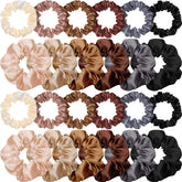 Gomas WILLBOND satinadas 24 piezas en colores vintage para combinar con outfits.