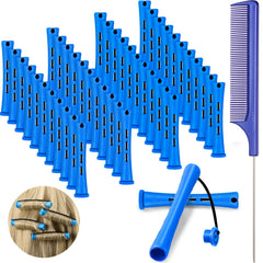Willbond varillas rizos cortos sin calor para ondas definidas