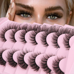 Winifred pestañas D-curly wispy elevan la mirada con efecto sutil