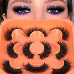 Winifred Pestañas Mink 18 mm 3D, volumen natural para uso diario